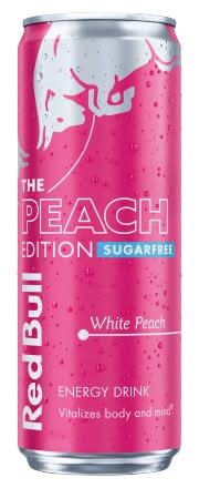 Red Bull White Peach, The Summer Edition Sugarfree Energy Drink (355ml)