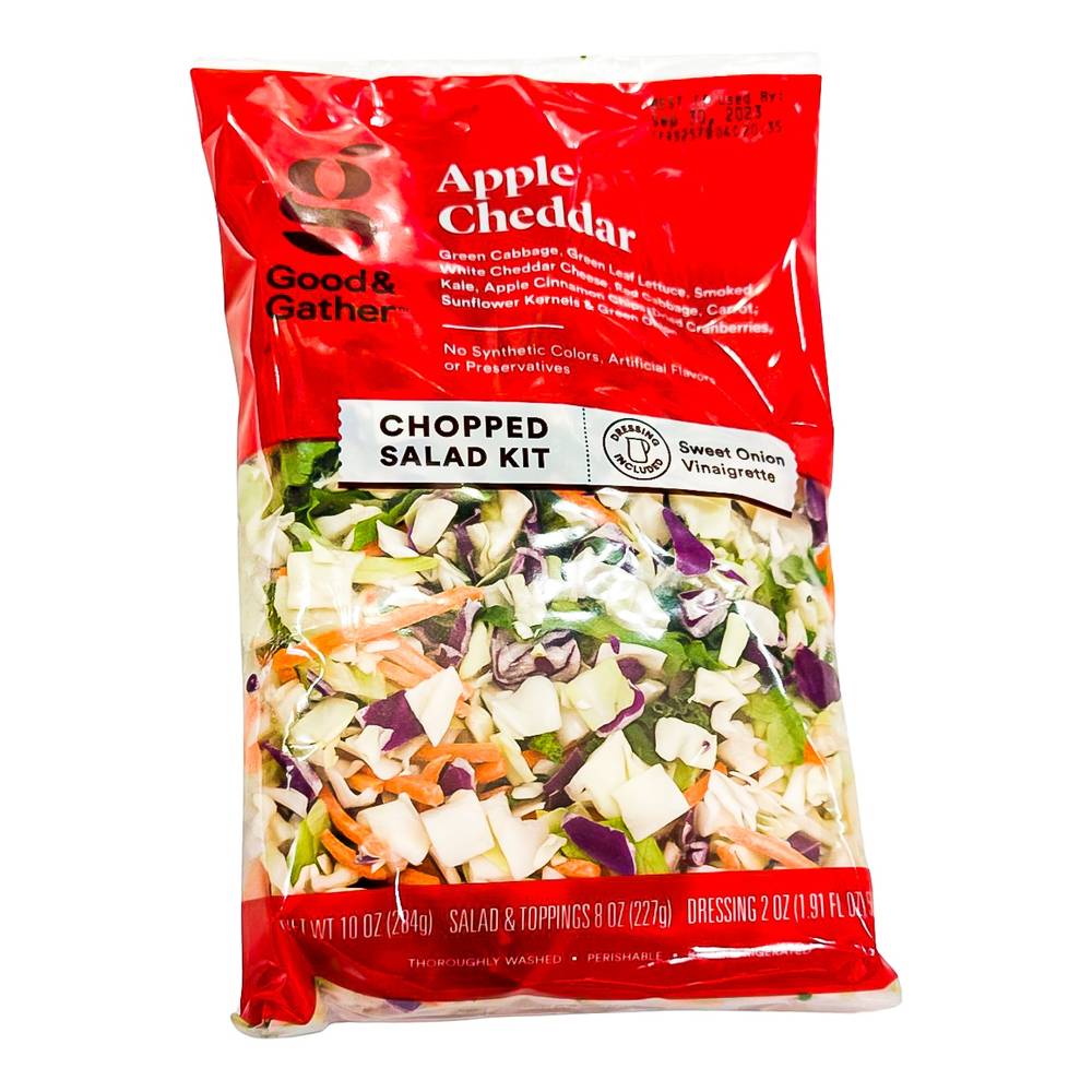 Apple Cheddar Chopped Salad Kit - 10oz - Good & Gather™