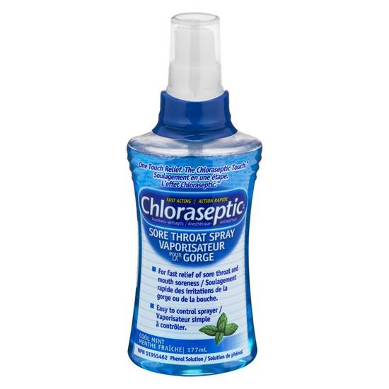 Chloraseptic Sore Throat Spray, Cool Mint (177 ml)