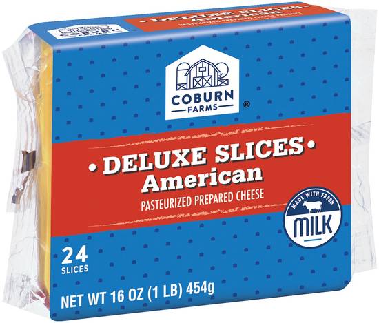 Coburn Farms Deluxe American Cheese ( 24 ct)