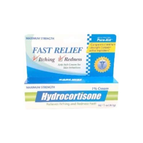 Pure-Aid 1% Hydrocortisone Cream (1 oz)