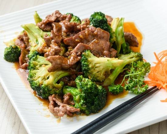 Beef with Broccoli (with rice)