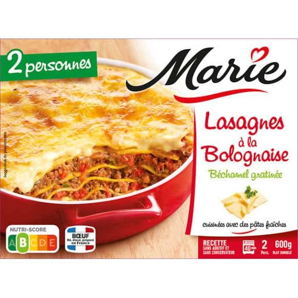 Marie - Lasagnes à la bolognaise (600g)