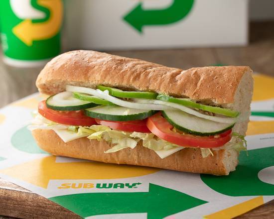 素食推薦 – 6 吋素食蔬菜潛艇堡 6-Inch Veggie Delight™ Sub