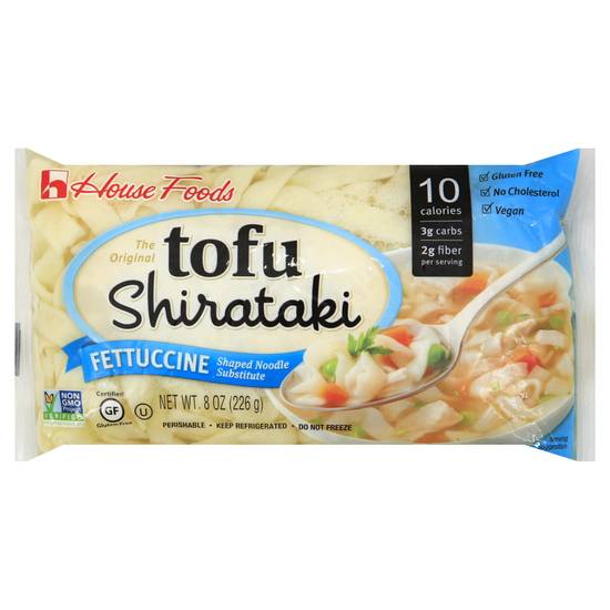 House Foods Tofu Shirataki Fettuccine Shaped Noodle Substitute