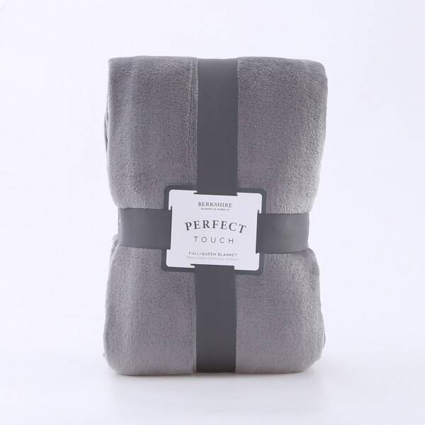 Berkshire Blanket & Home Co. Perfect Touch Blanket Lake Twin (grey)