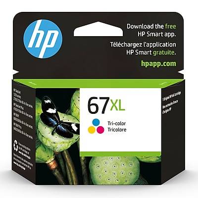 HP 67Xl High-Yield Tri-Color Ink Cartridge 3ym58an