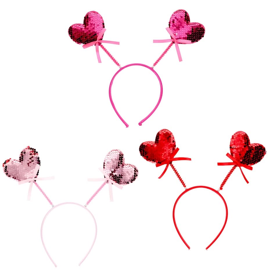 Valentine Heart Bopper Headband, 1-ct.