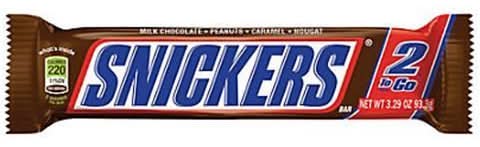 Snickers Sharing Size Bars, Milk Chocolate-Peanuts-Caramel-Nougat (3.29 oz)