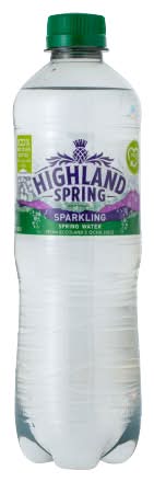 Highland Spring Sparkling, Eco Bottle Water (500ml)