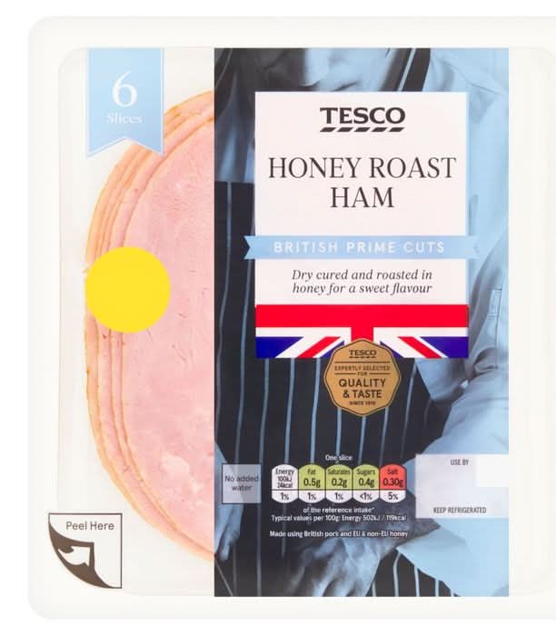Tesco Honey Roast Ham 120g
