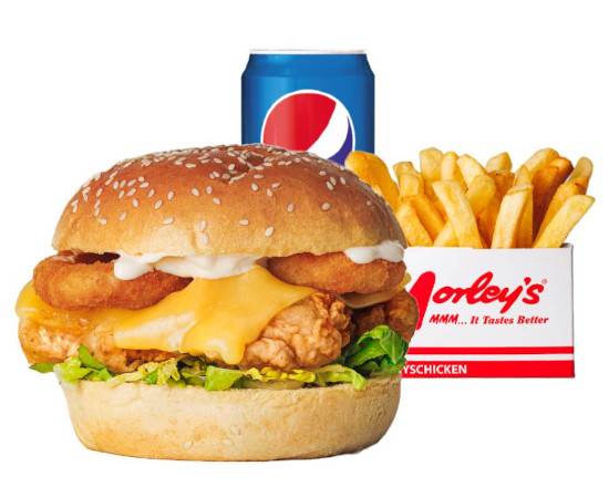 Ringer Chicken Burger Meal
