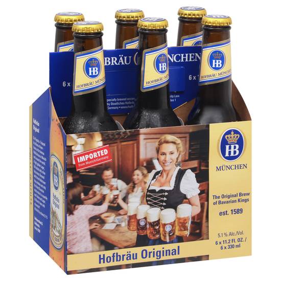 Hofbräu München Original Lager Beer (6 ct, 11.2 fl oz)