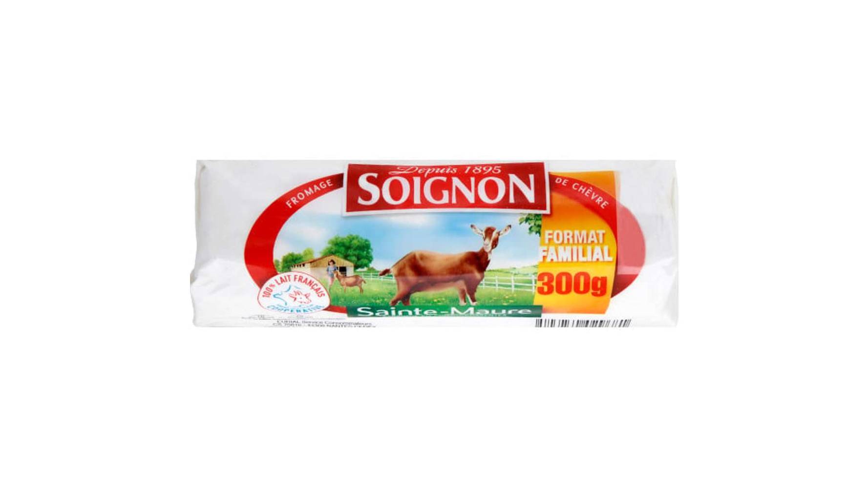 Soignon - Sainte-maure bûche de chèvre