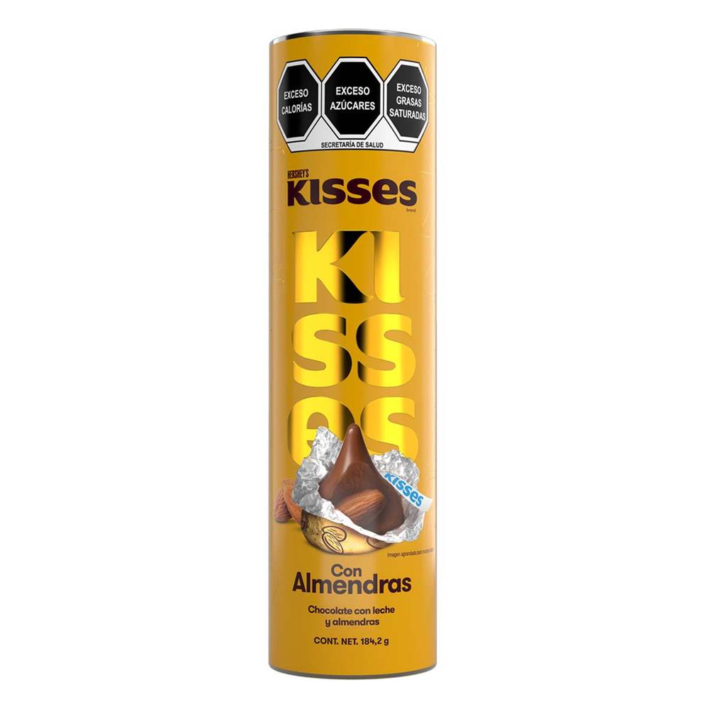 Hershey's Kisses · Chocolate con leche y almendras (184,2 g)