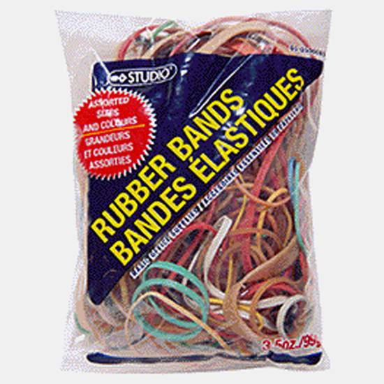 Studio Rubber Bands Assorted Sizes And Colors (##)