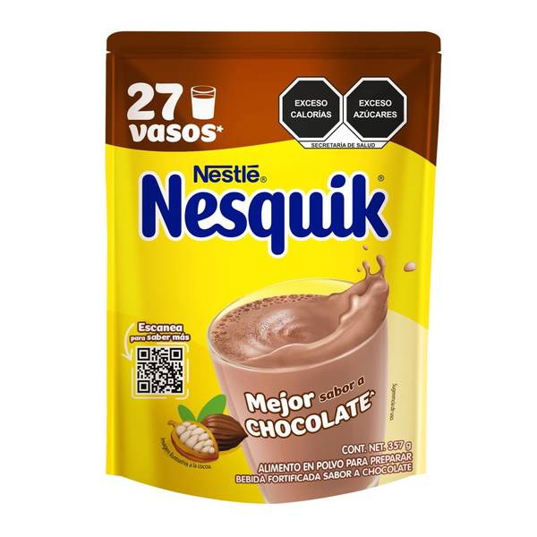 Nesquik · Saborizante de leche sabor chocolate (357 g)