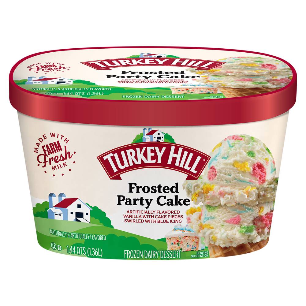 Turkey Hill Ice Cream, Frosted Party Cake