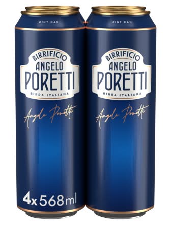 Birrificio Angelo Poretti Lager Beer (4 x 568ml)