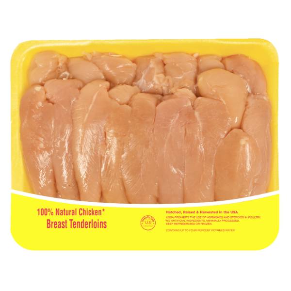 All Natural Chicken Boneless Skinless Breast Tenderloins Value Pack