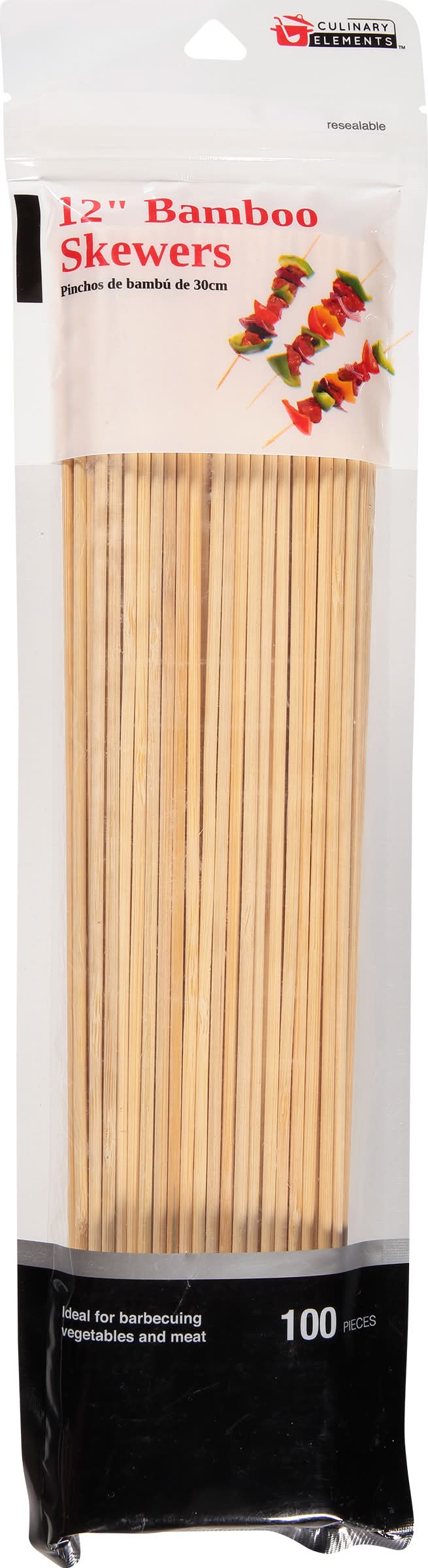 Culinary Elements 12 Inch Bamboo Skewers