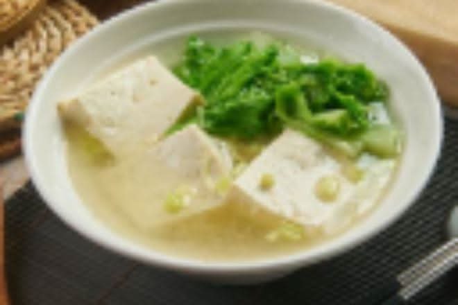 青菜豆腐湯