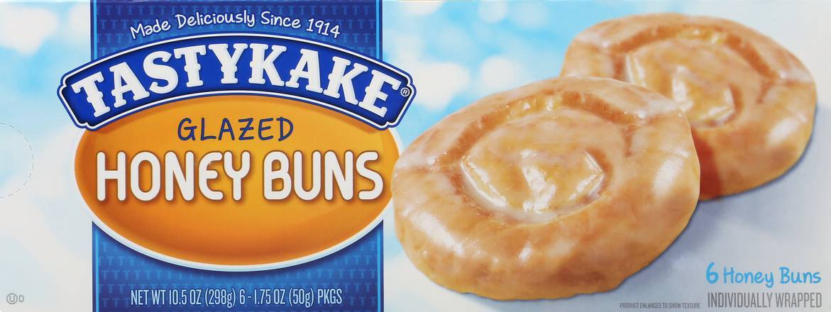 Tastykake Glazed Honey Buns (6 ct)