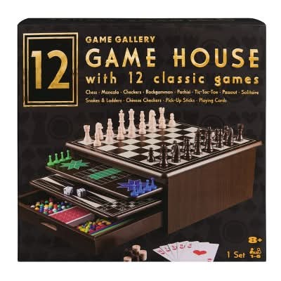 Game Gallery 12 In 1 Classic House Games