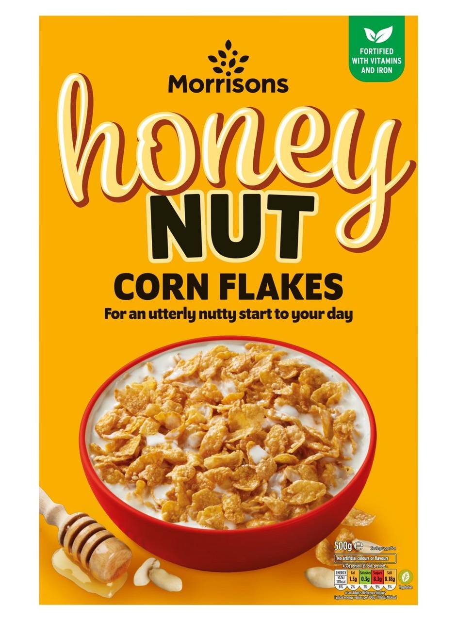 Morrisons Honey Nut Corn Flakes 500G