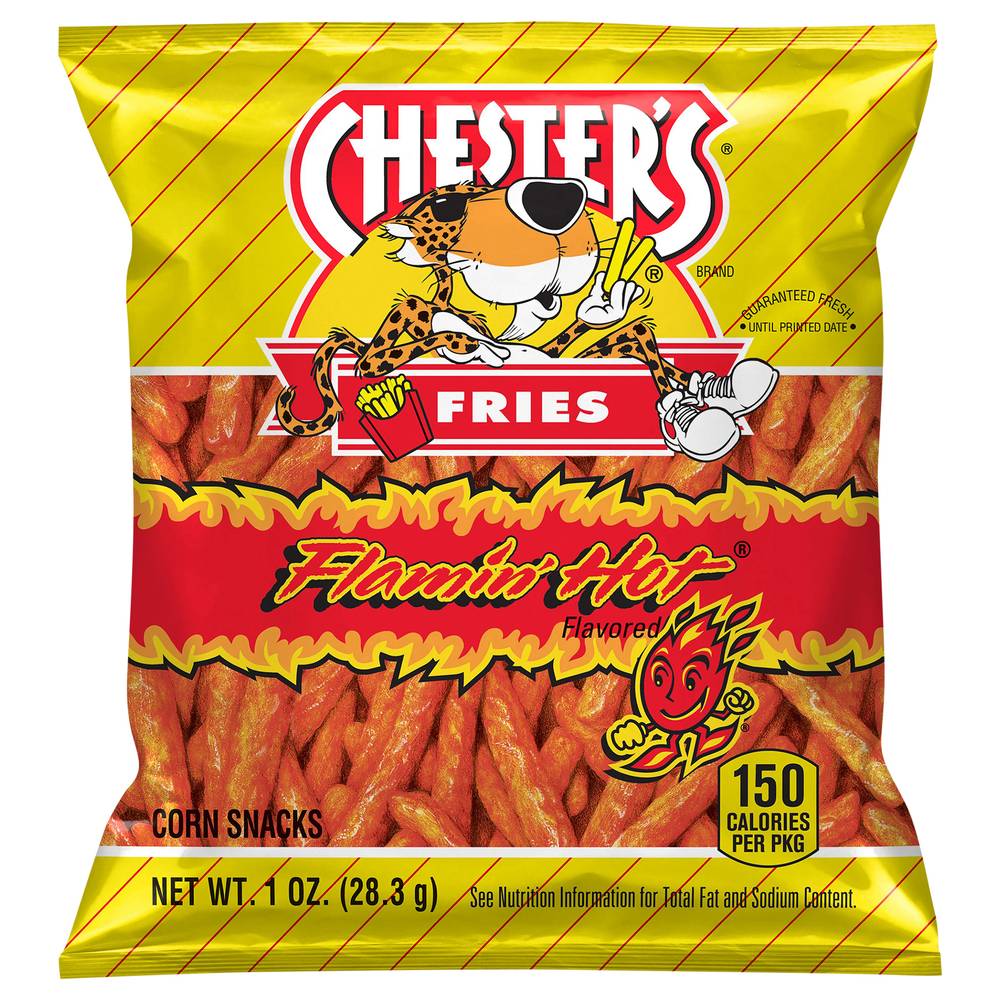 Chester's Fries Corn Snacks (flamin hot)