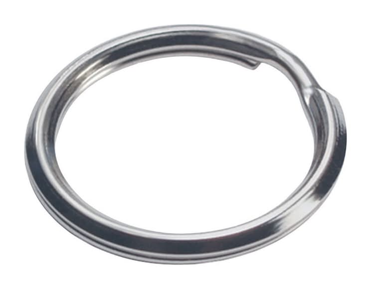 Hillman 1-1/2 In. D Tempered Steel Silver Split Rings/Cable Rings Key Ring