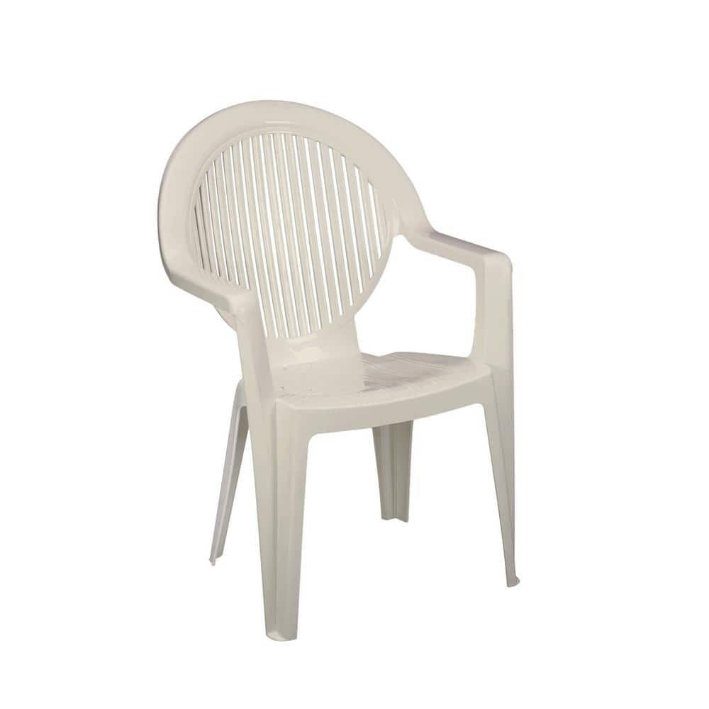 Fidji High Back Resin Outdoor Dining Chair