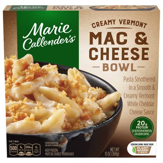 Marie Callender's Creamy Vermont Mac and Cheese Bowl