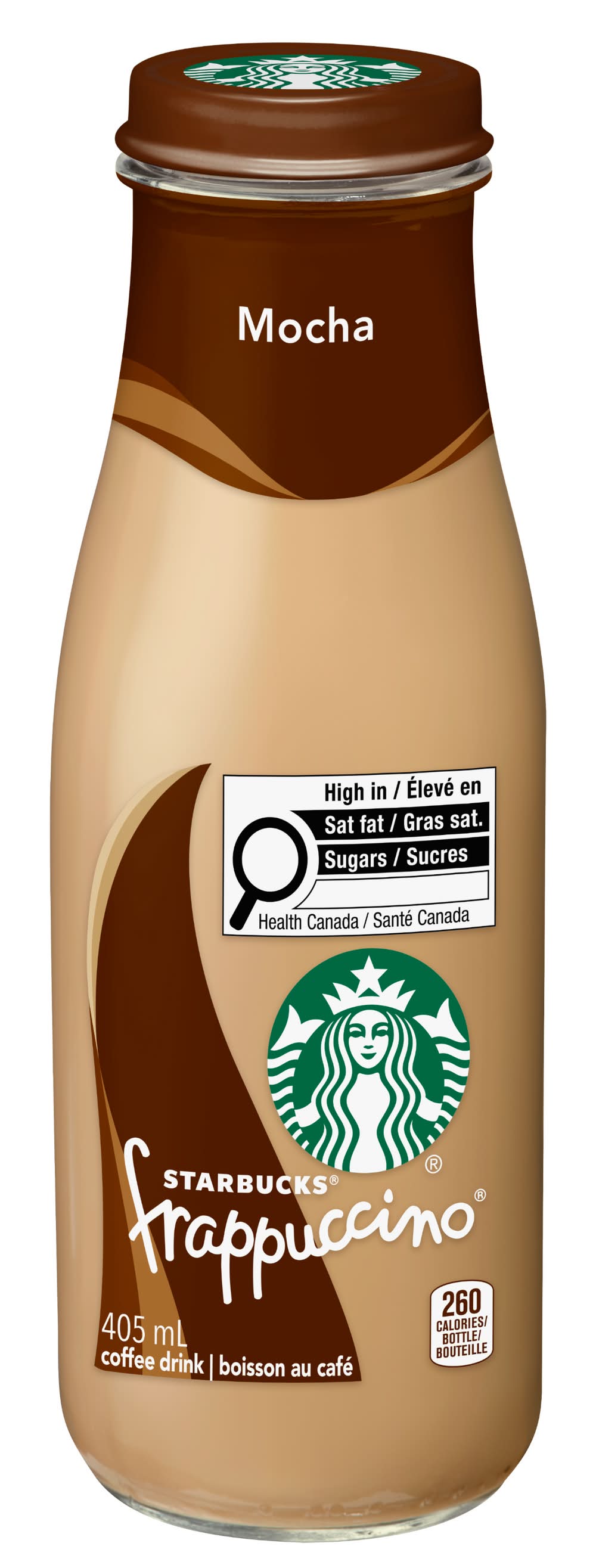 Starbucks Frappuccino Iced Coffee Drink, Mocha (405 ml)