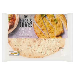 Co-op Garlic & Herb Flatbread 225g