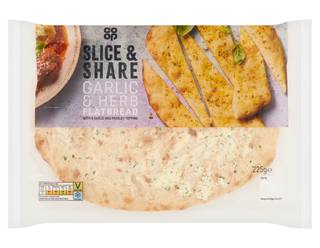 Co-op Garlic & Herb Flatbread 225g