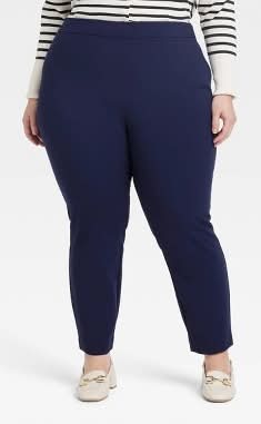 sachin and babi light blue dress Women's High Waisted Dress Pants