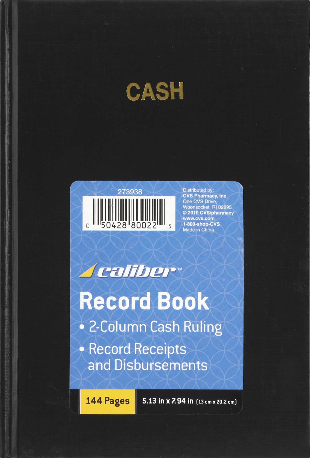 Caliber Record Book, Black