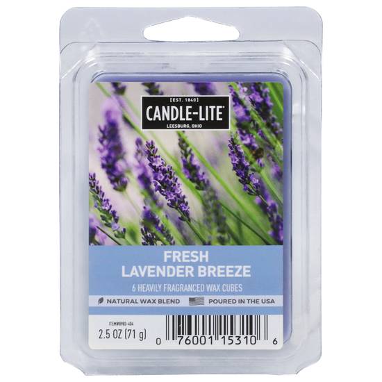 Candle-Lite Fresh Lavender Breeze Wax Cubes (6 ct)
