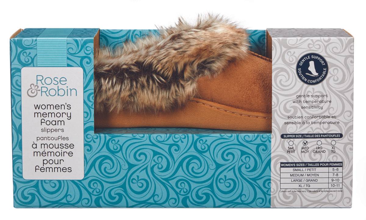 Rose & Robin Womens Slippers Brown (80 g)