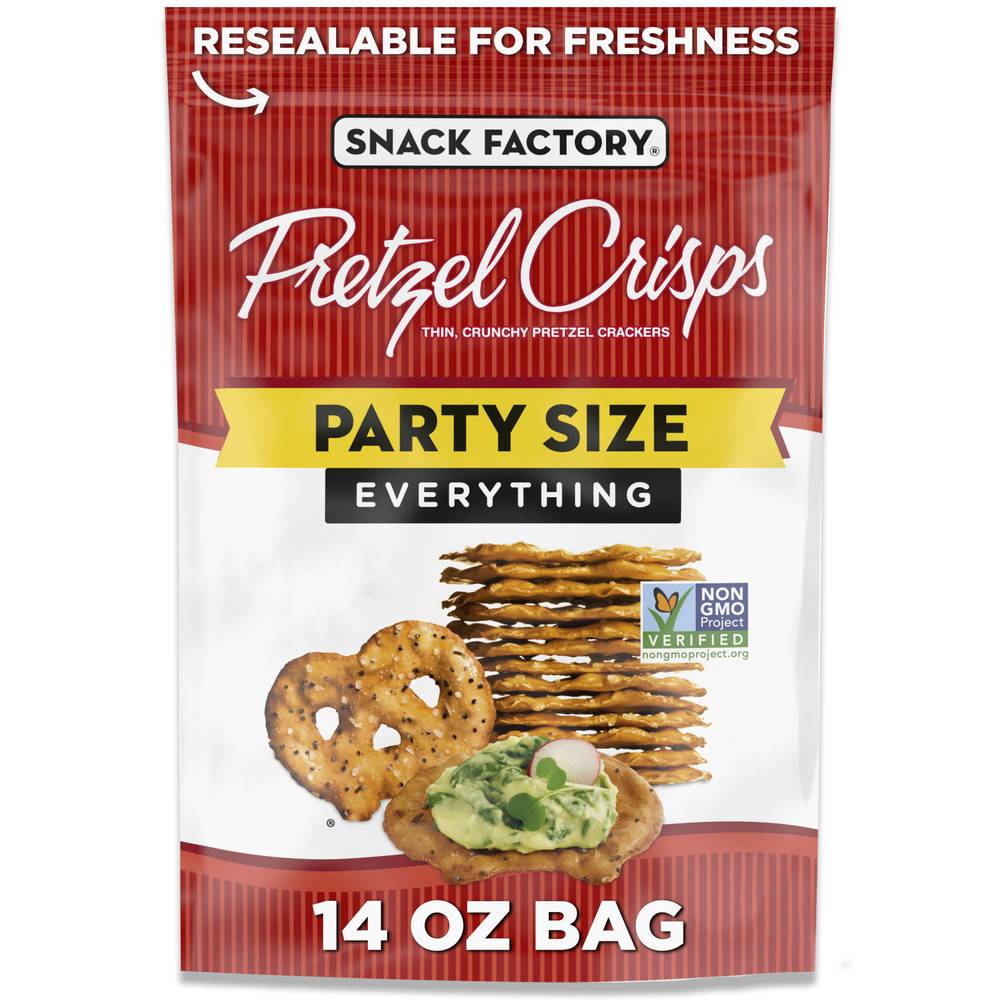 Snack Factory Everything Party Size Pretzel Crisps (14 oz)