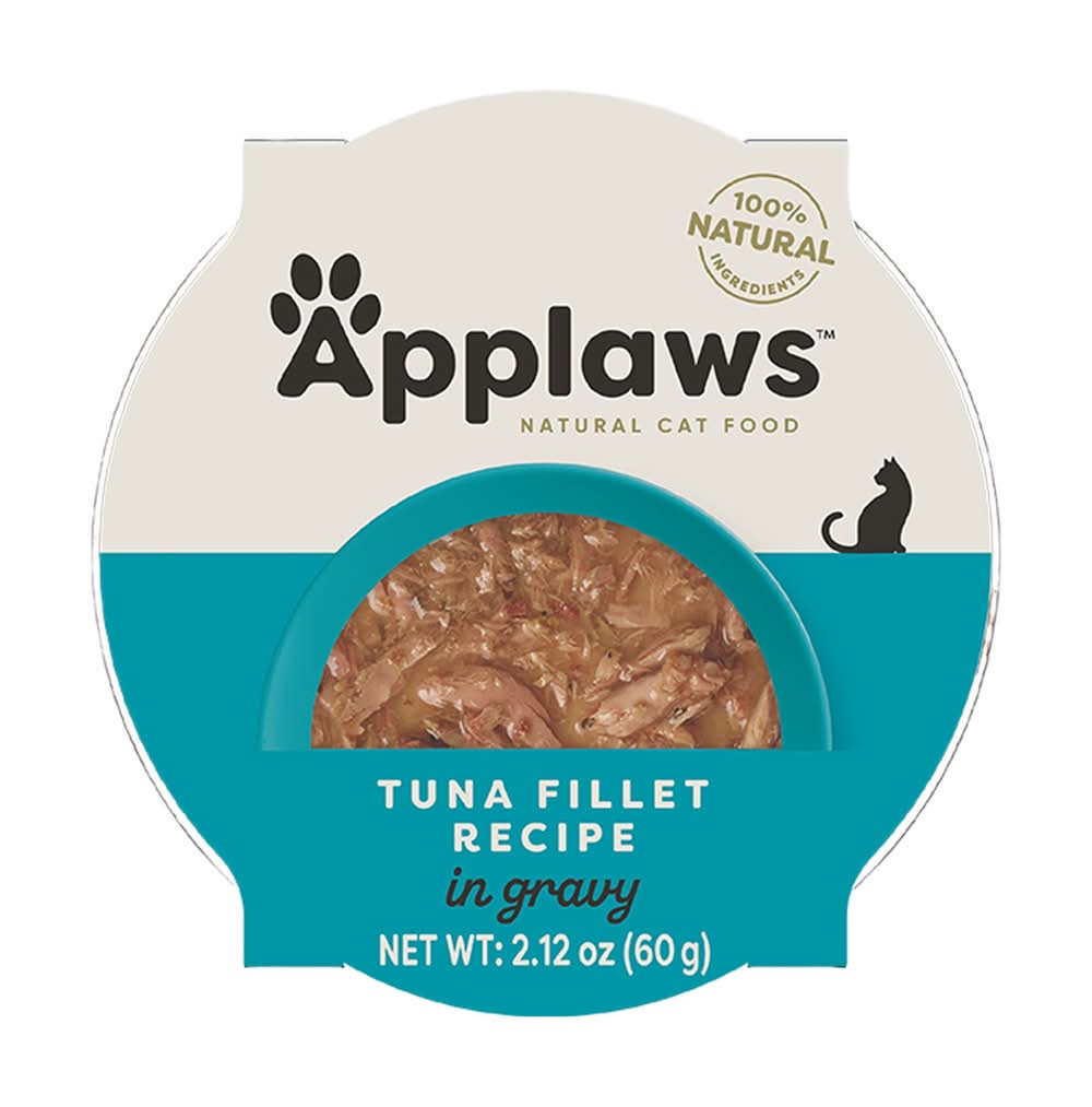 Applaws® Natural Cat Food Flakes in Gravy Cat Food Toppers - Grain Free, Limited Ingredients (Flavor: Tuna, Size: 2.12 Oz)