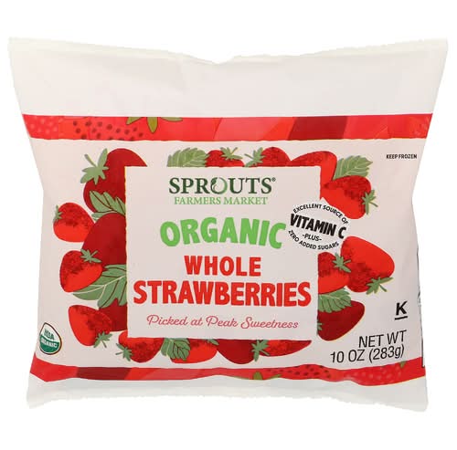 Sprouts Frozen Organic Whole Strawberries