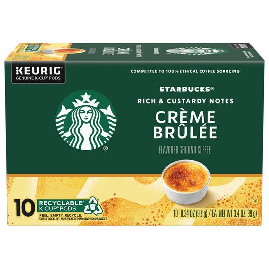 Starbucks Creme Brulee K Cup (10 pods)