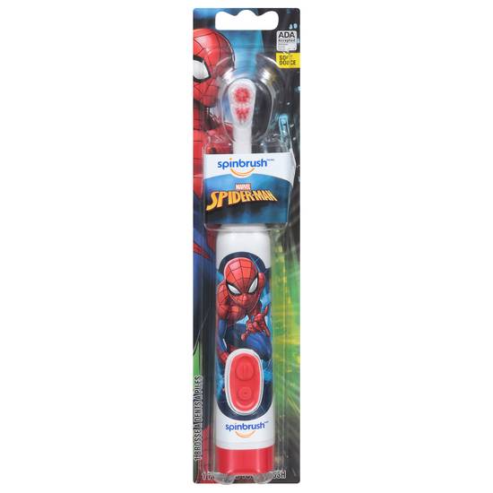 Spinbrush Kids Spiderman Soft Powered Toothbrush
