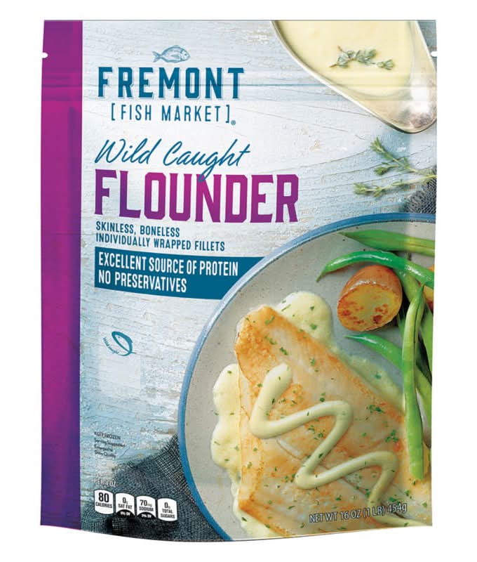 Fremont Fish Market Wild Caught Flounder Fillets (16 oz)