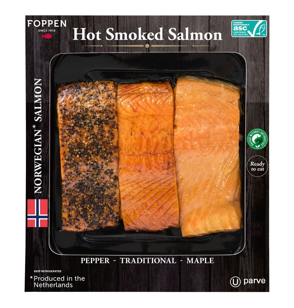 Foppen Hot Smoked Salmon (3 ct)