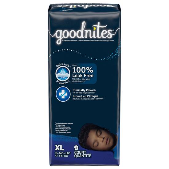 Goodnites Boy Xl Nighttime Underwear