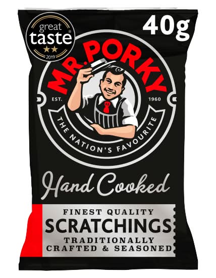Mr. Porky Hand Cooked Scratchings (40g)