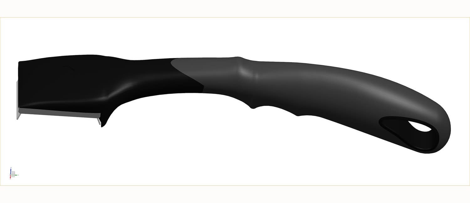 ACE 2-1/2 In. W High Carbon Steel 4-Edge Paint Scraper
